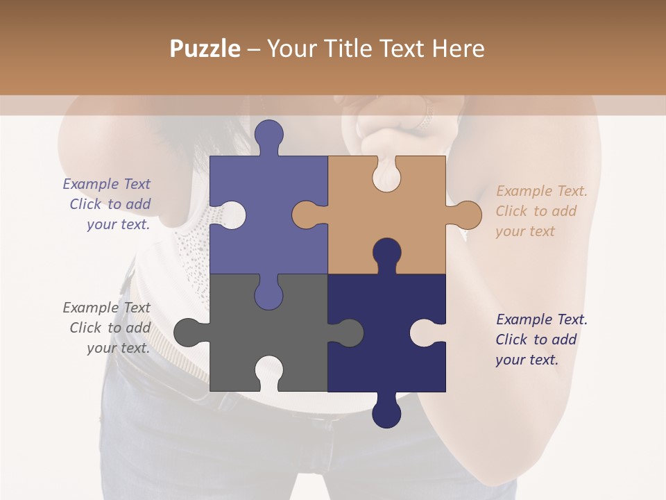 Magnifier Curiosity Inspection PowerPoint Template