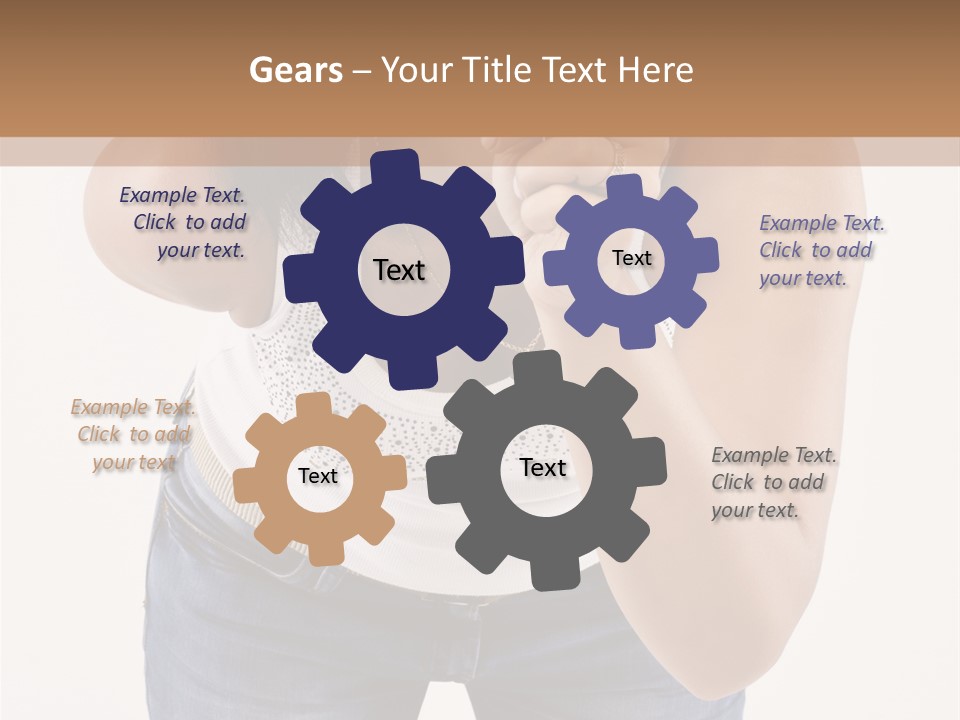 Magnifier Curiosity Inspection PowerPoint Template