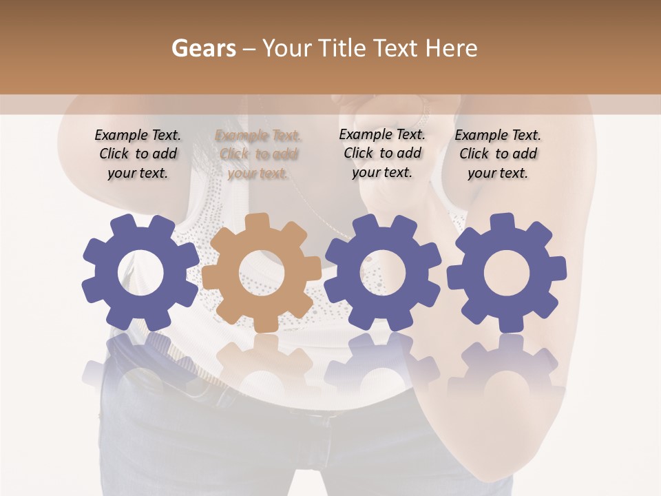 Magnifier Curiosity Inspection PowerPoint Template