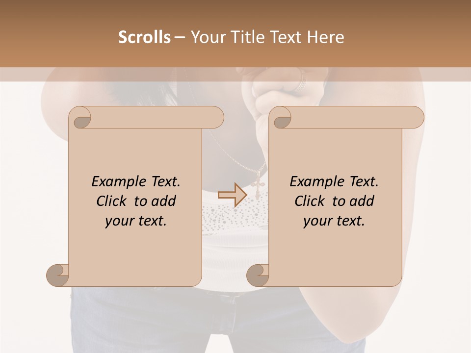 Magnifier Curiosity Inspection PowerPoint Template