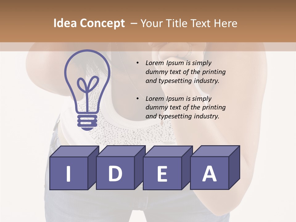 Magnifier Curiosity Inspection PowerPoint Template