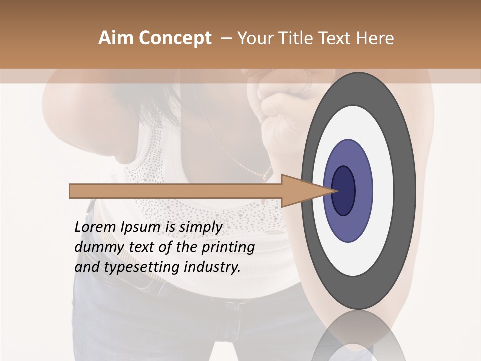Magnifier Curiosity Inspection PowerPoint Template