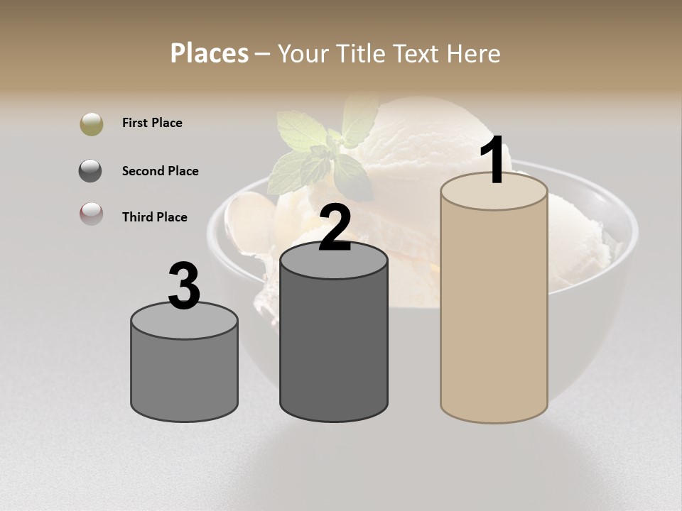 Creamy Bowl Fresh PowerPoint Template