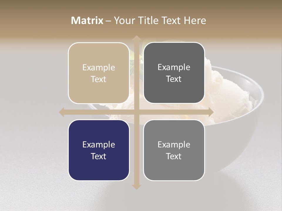 Creamy Bowl Fresh PowerPoint Template