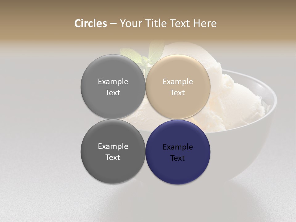 Creamy Bowl Fresh PowerPoint Template