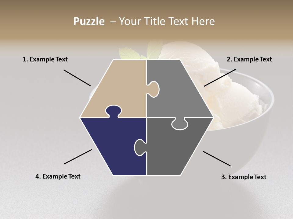 Creamy Bowl Fresh PowerPoint Template