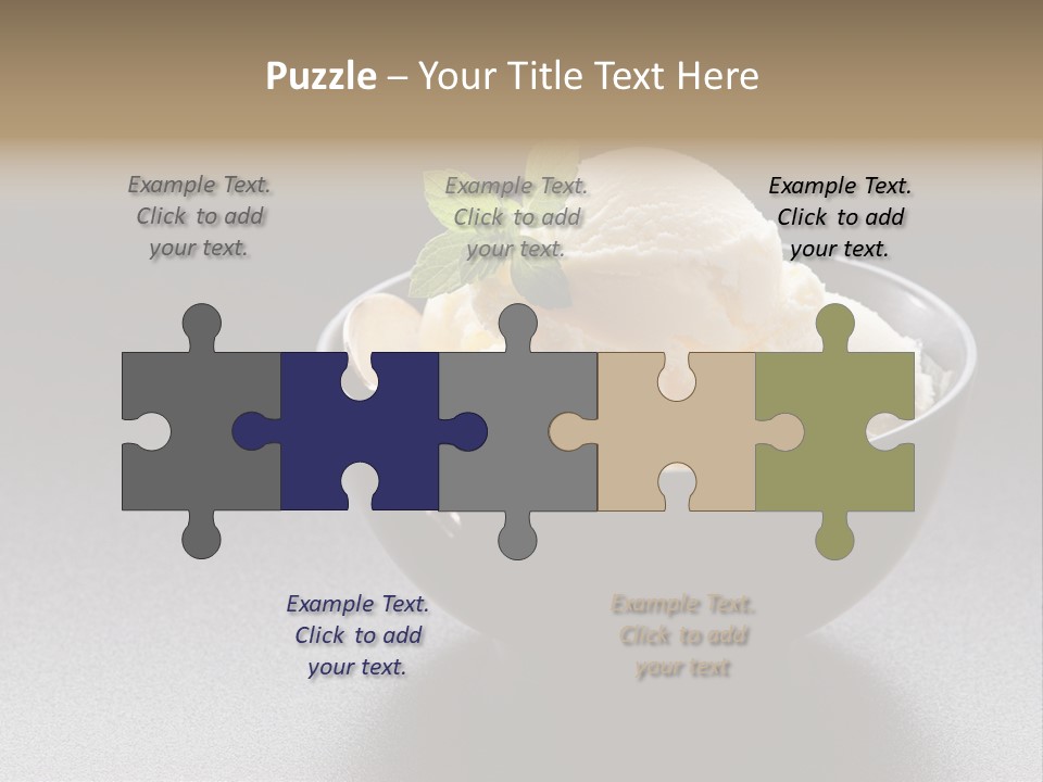 Creamy Bowl Fresh PowerPoint Template