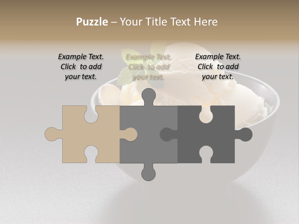 Creamy Bowl Fresh PowerPoint Template