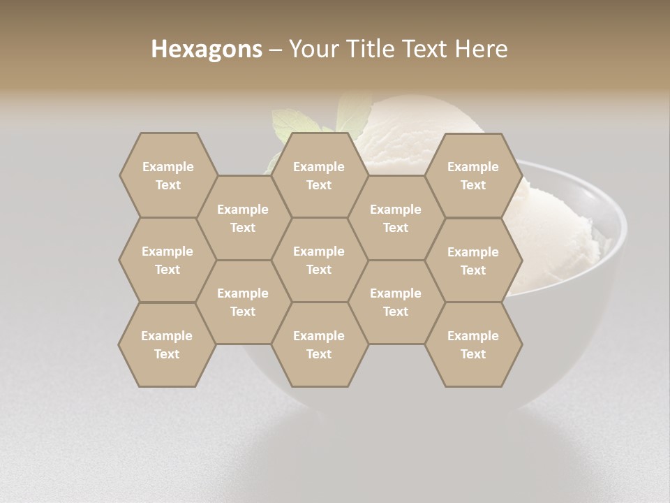 Creamy Bowl Fresh PowerPoint Template