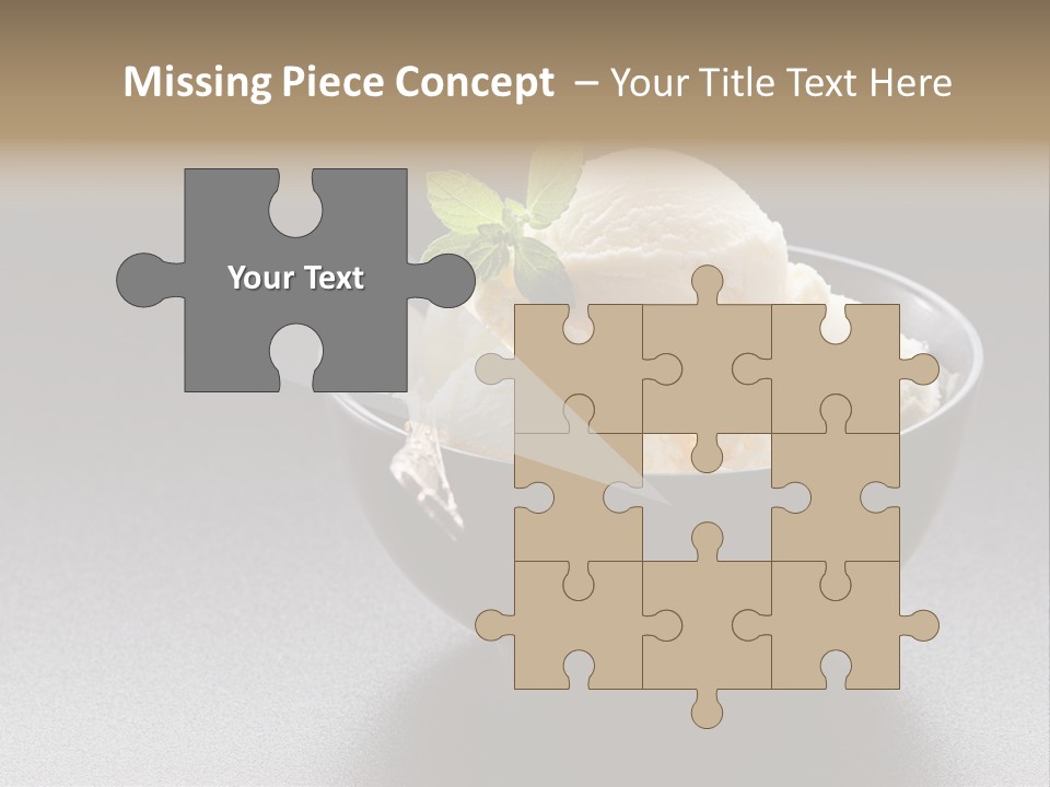 Creamy Bowl Fresh PowerPoint Template