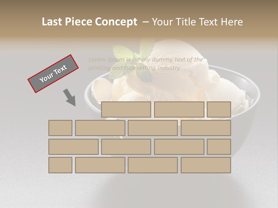 Creamy Bowl Fresh PowerPoint Template