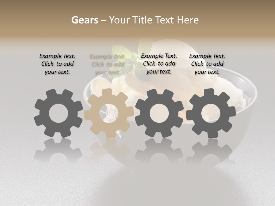 Creamy Bowl Fresh PowerPoint Template