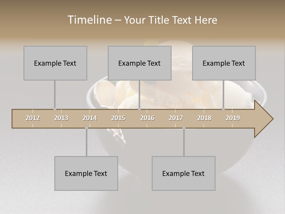 Creamy Bowl Fresh PowerPoint Template
