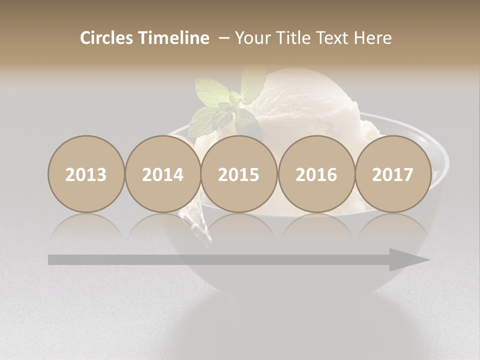 Creamy Bowl Fresh PowerPoint Template