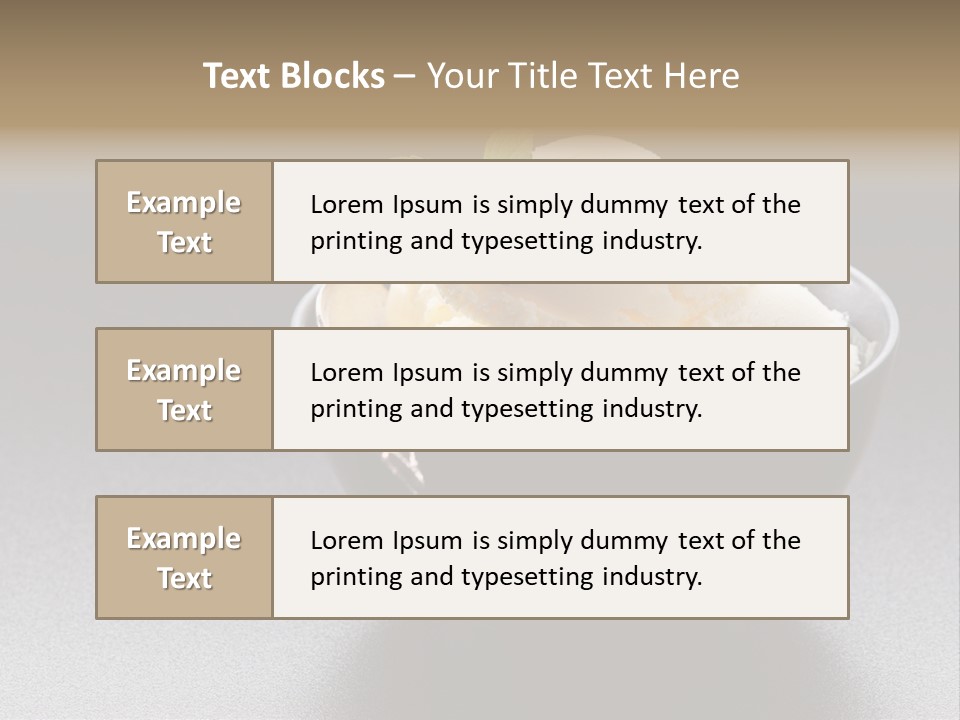 Creamy Bowl Fresh PowerPoint Template