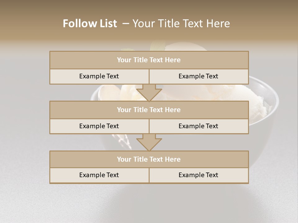 Creamy Bowl Fresh PowerPoint Template