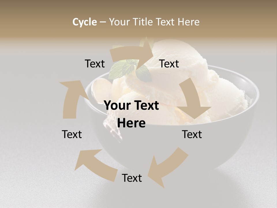 Creamy Bowl Fresh PowerPoint Template