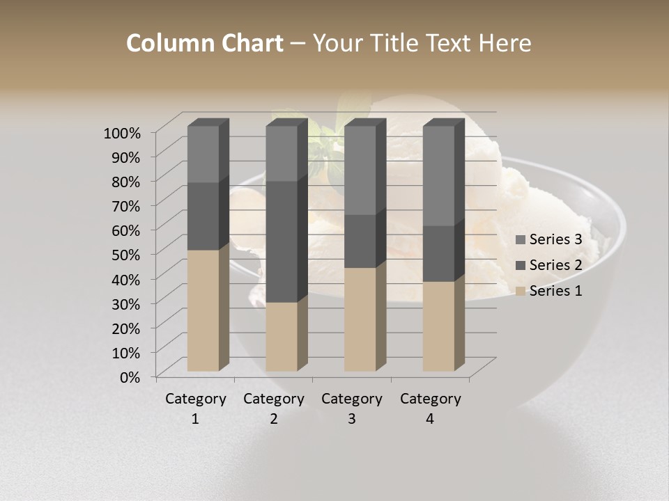 Creamy Bowl Fresh PowerPoint Template
