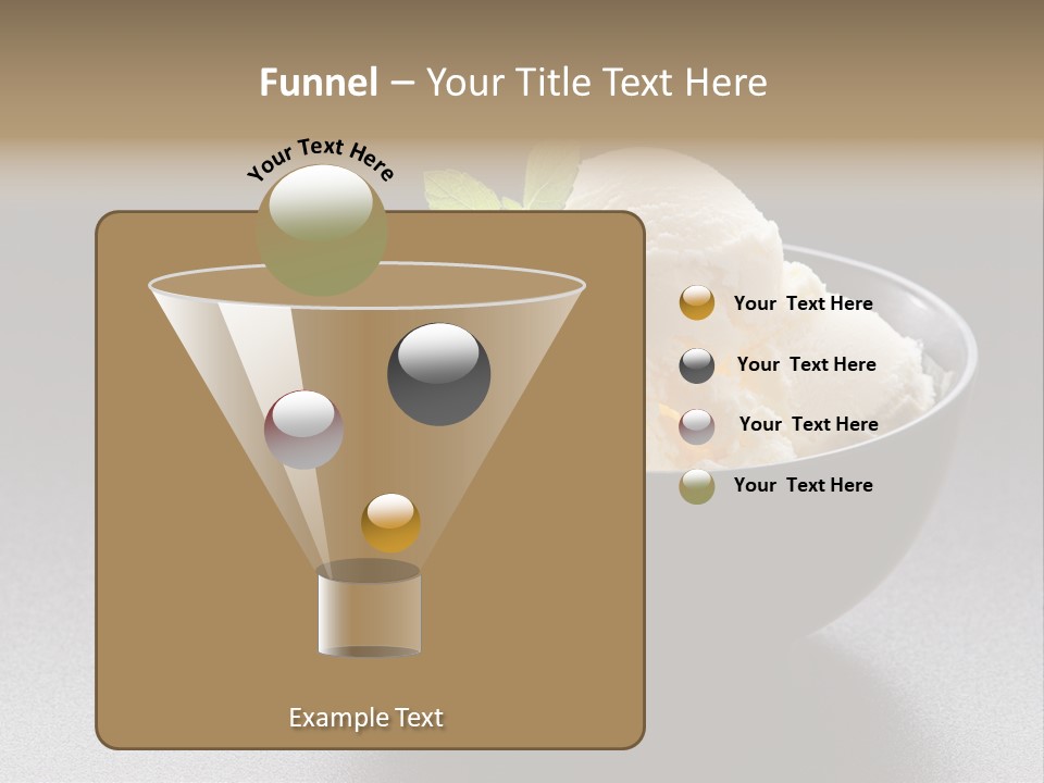 Creamy Bowl Fresh PowerPoint Template