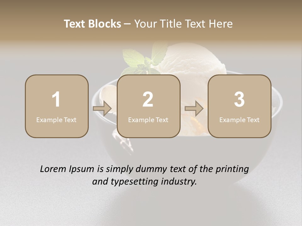 Creamy Bowl Fresh PowerPoint Template