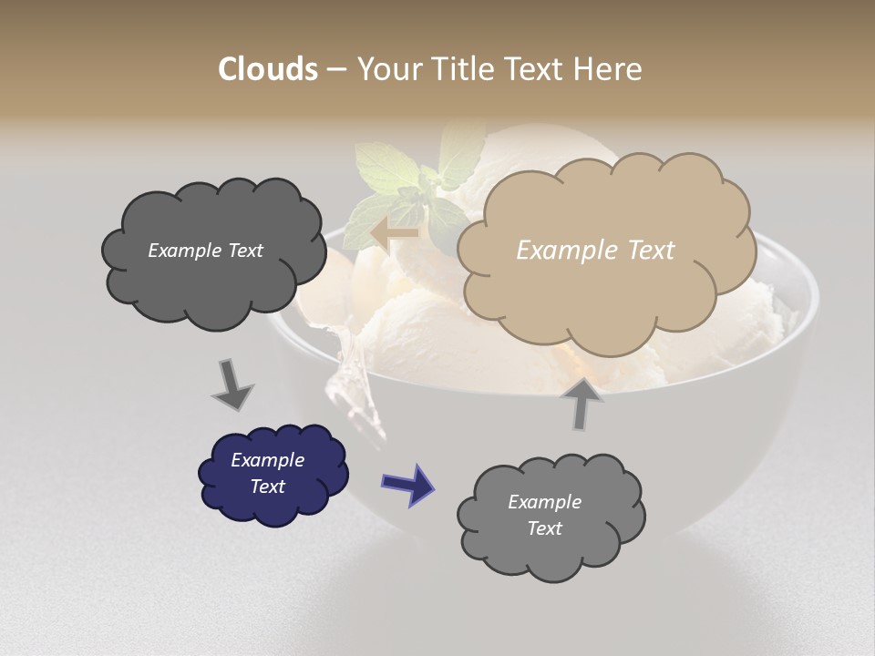 Creamy Bowl Fresh PowerPoint Template