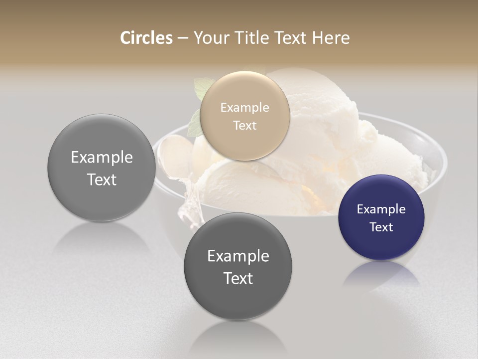 Creamy Bowl Fresh PowerPoint Template