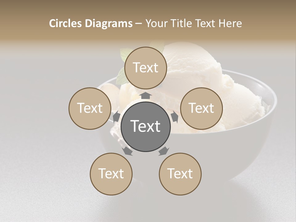 Creamy Bowl Fresh PowerPoint Template