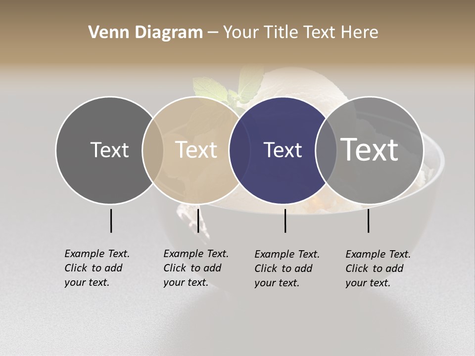 Creamy Bowl Fresh PowerPoint Template