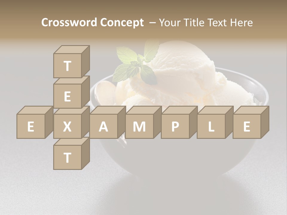 Creamy Bowl Fresh PowerPoint Template