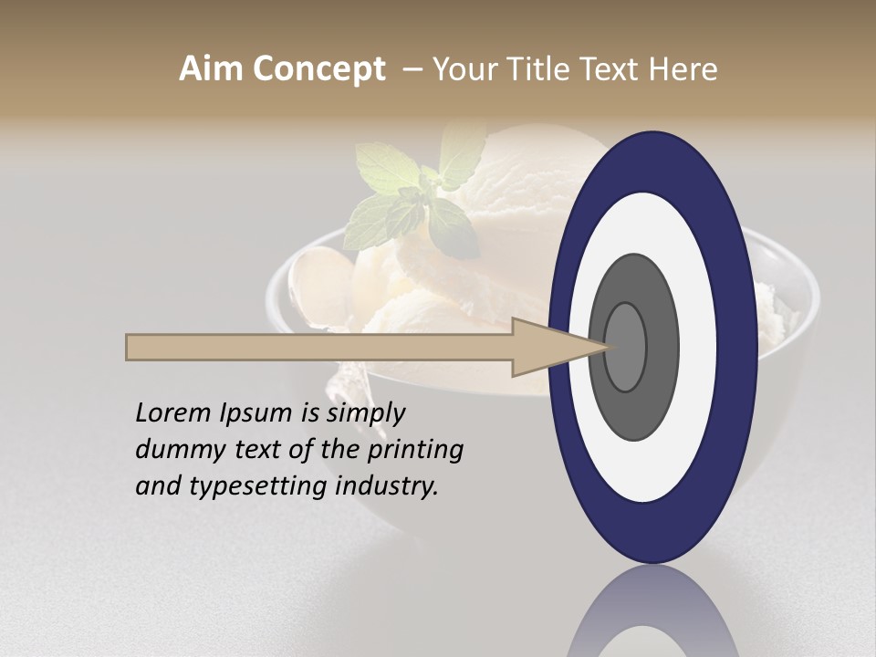 Creamy Bowl Fresh PowerPoint Template