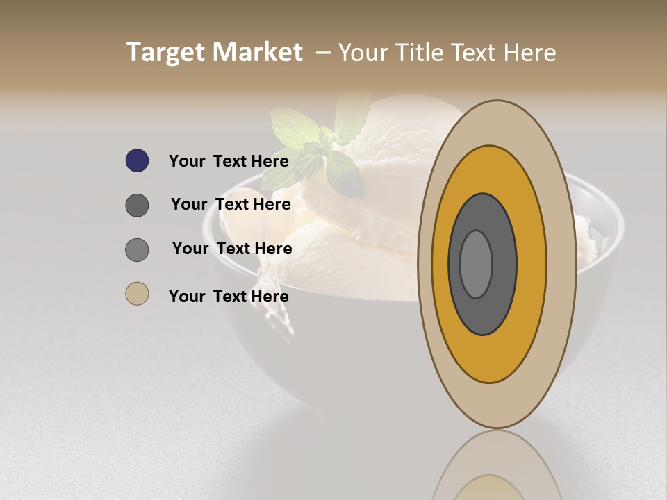 Creamy Bowl Fresh PowerPoint Template