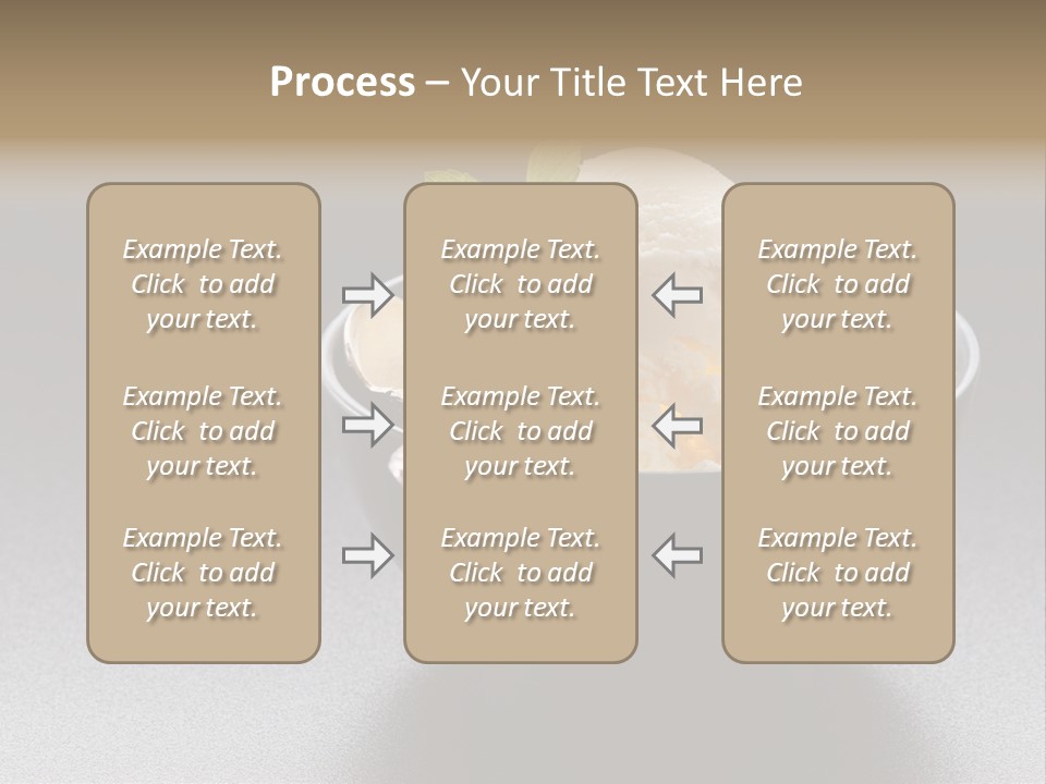 Creamy Bowl Fresh PowerPoint Template