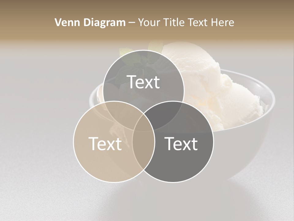 Creamy Bowl Fresh PowerPoint Template