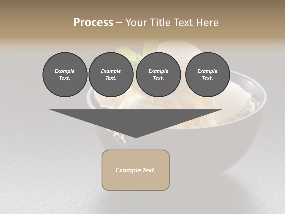 Creamy Bowl Fresh PowerPoint Template