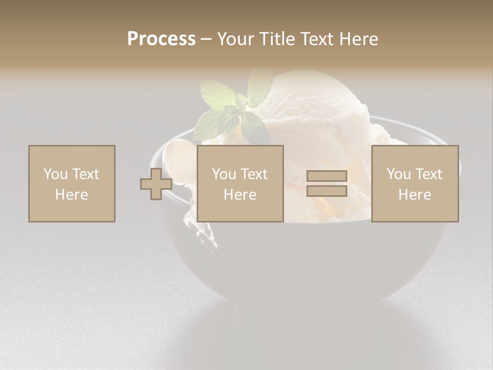 Creamy Bowl Fresh PowerPoint Template