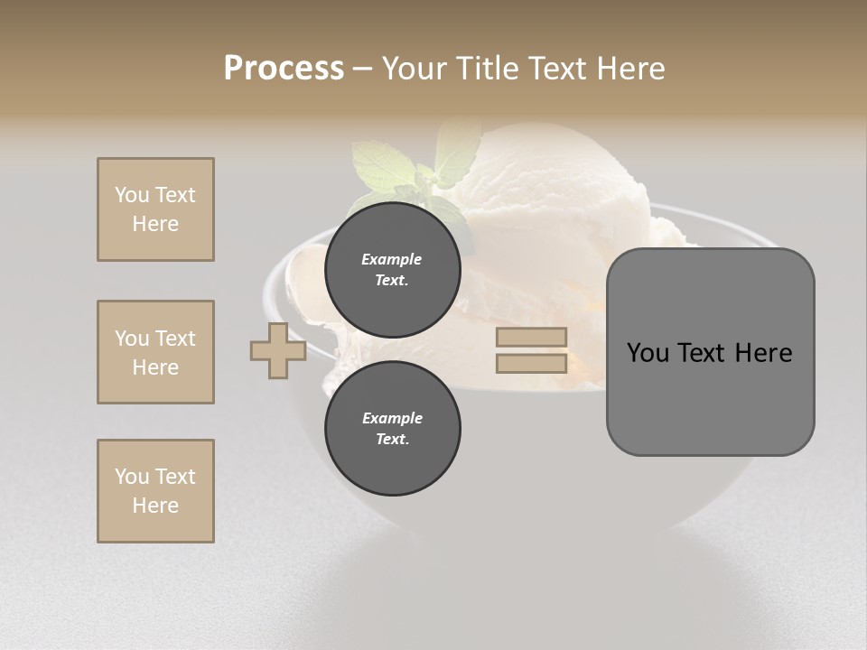 Creamy Bowl Fresh PowerPoint Template