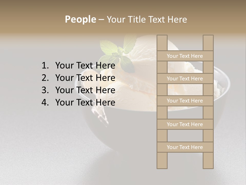 Creamy Bowl Fresh PowerPoint Template