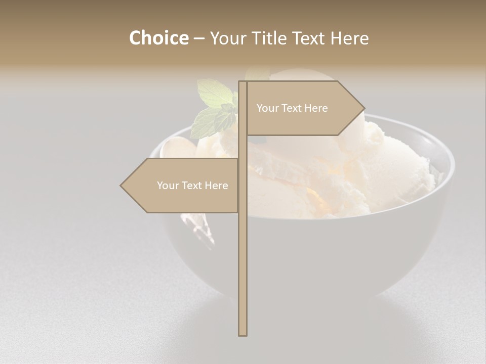 Creamy Bowl Fresh PowerPoint Template