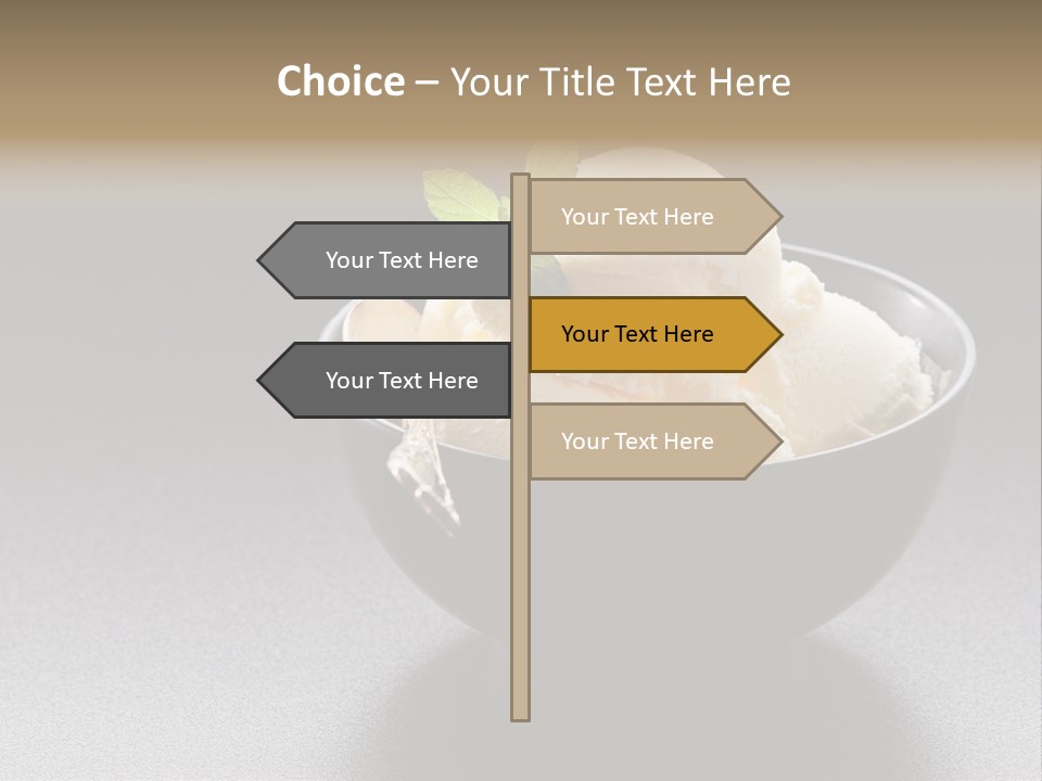 Creamy Bowl Fresh PowerPoint Template