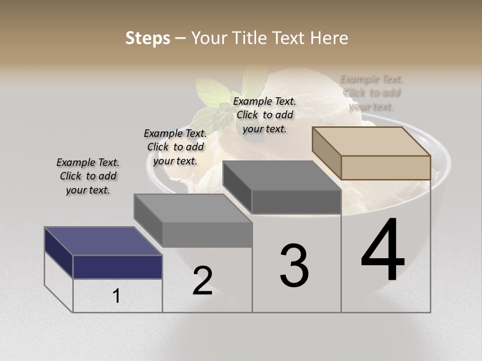 Creamy Bowl Fresh PowerPoint Template