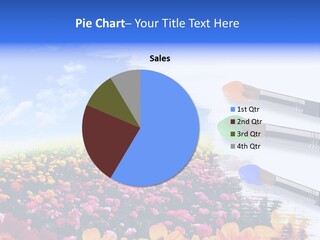 Cloud Landscape Hand PowerPoint Template