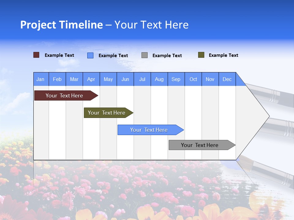 Cloud Landscape Hand PowerPoint Template