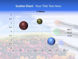 Cloud Landscape Hand PowerPoint Template