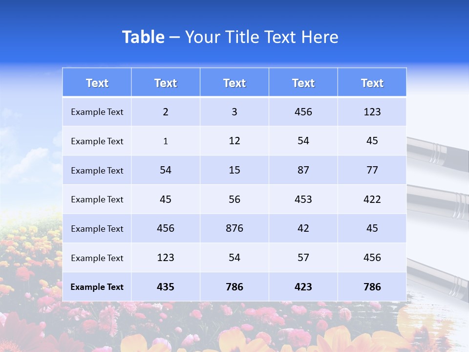 Cloud Landscape Hand PowerPoint Template