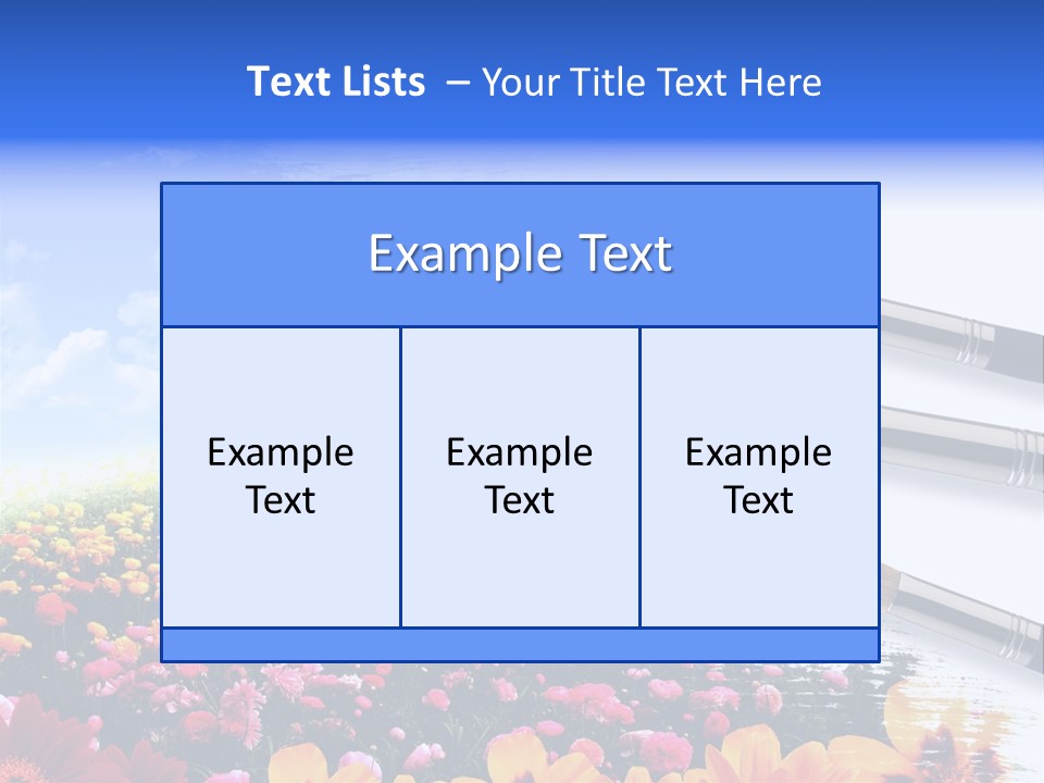 Cloud Landscape Hand PowerPoint Template