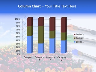 Cloud Landscape Hand PowerPoint Template