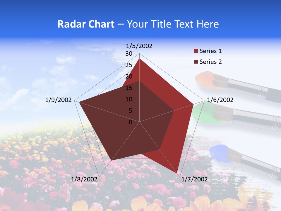 Cloud Landscape Hand PowerPoint Template
