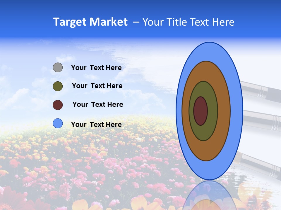 Cloud Landscape Hand PowerPoint Template