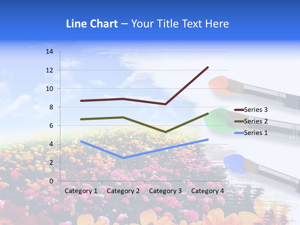 Cloud Landscape Hand PowerPoint Template