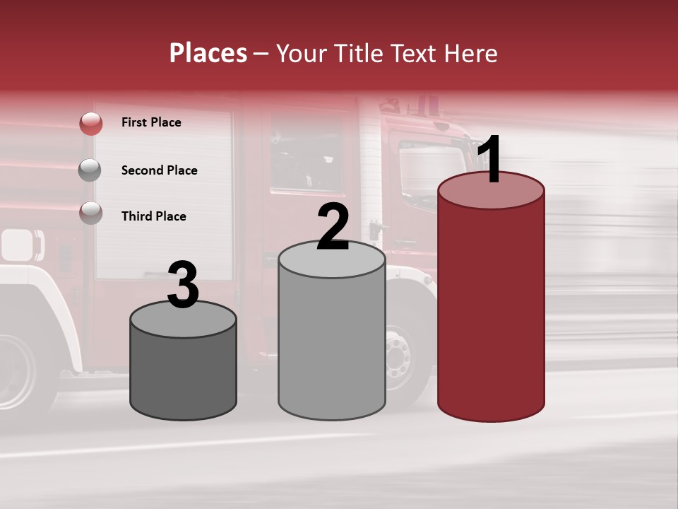 Outside Fire Danger PowerPoint Template